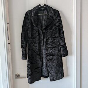 Faux fur coat